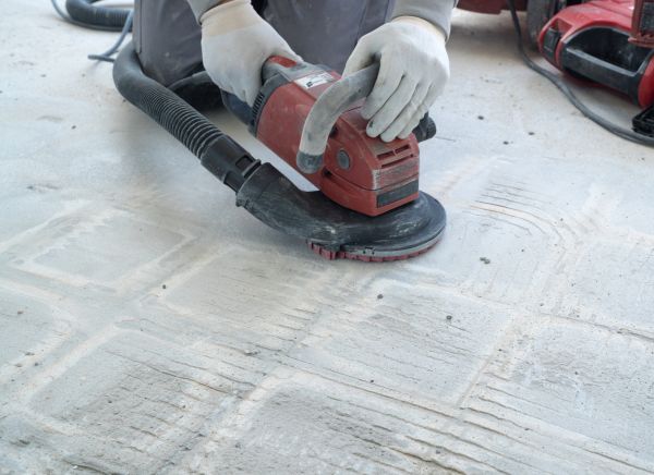 Basement Concrete Grinding